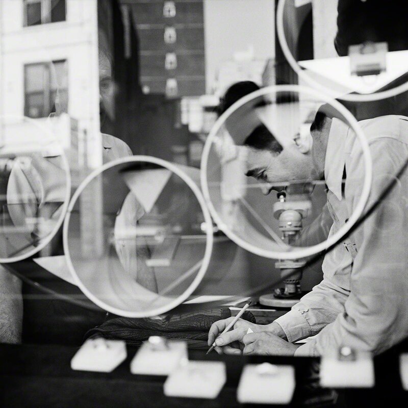 Vivian Maier, ‘0117585, Jeweler Through Window’, 2014, Photography, Modern gelatin silver print, KP Projects