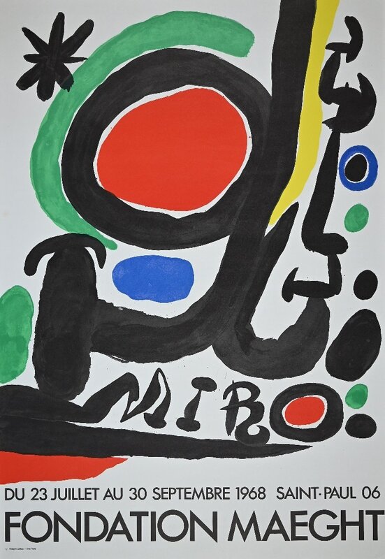Joan Miró, ‘Mirò - Fondation Maeght’, 1960's, Print, Lithograph on paper., Wallector