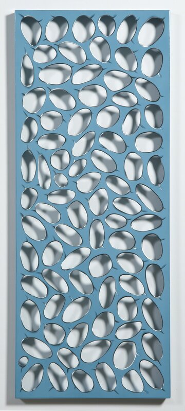 Carolina Sardi, ‘Sky Blue Nest’, 2012, Sculpture, Painted steel, Pan American Art Projects