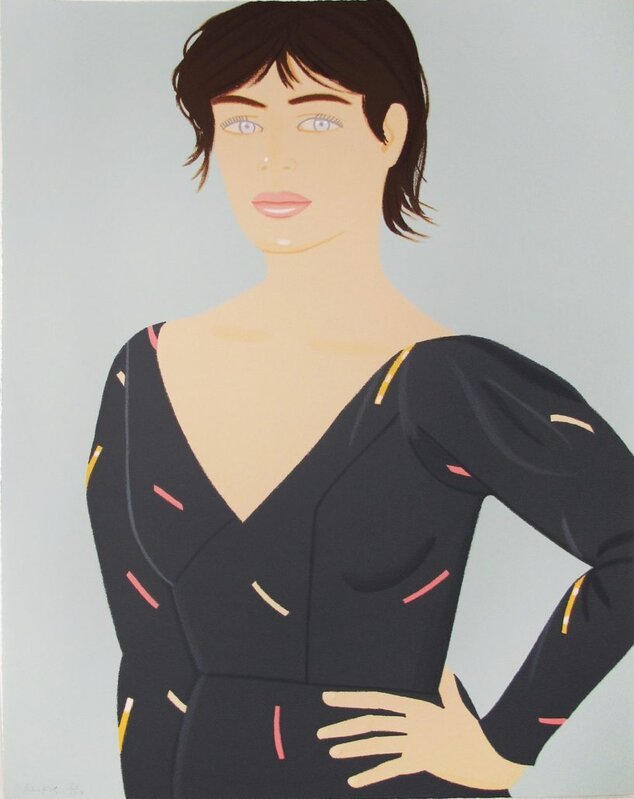 Alex Katz, ‘Gray Dress (Laura)’, 1992, Print, Screenprint in twenty-three colors on Arches 100% Rag paper, West Chelsea Contemporary