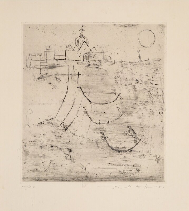 Zao Wou-Ki 趙無極, ‘Venise’, 1951, Print, Etching on paper, Heritage Auctions