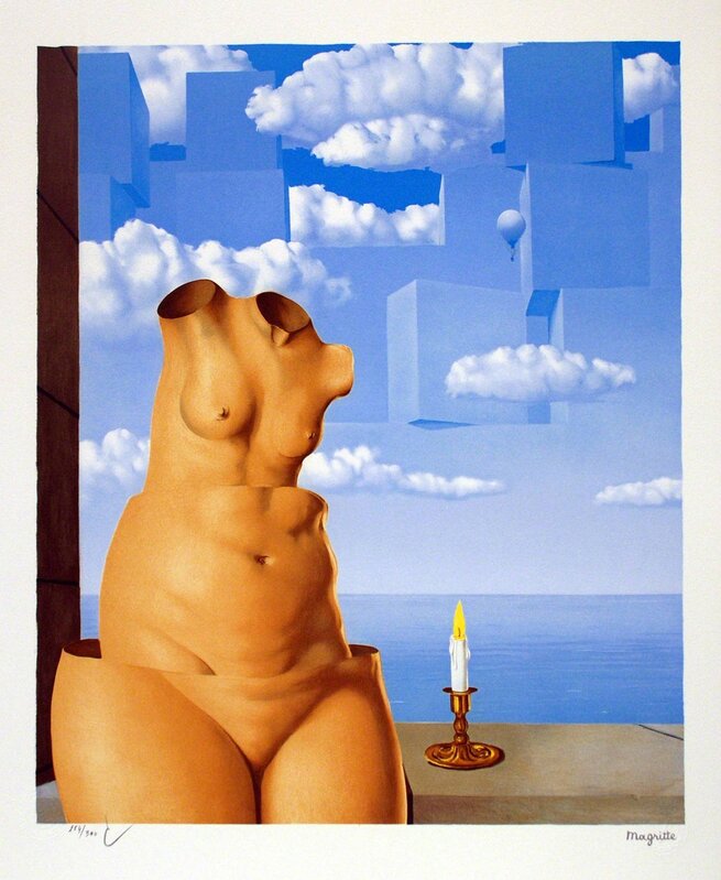 René Magritte, ‘La Folie des Grandeurs II ’, 2004, Print, Lithograph on BFK Rives Paper, Samhart Gallery