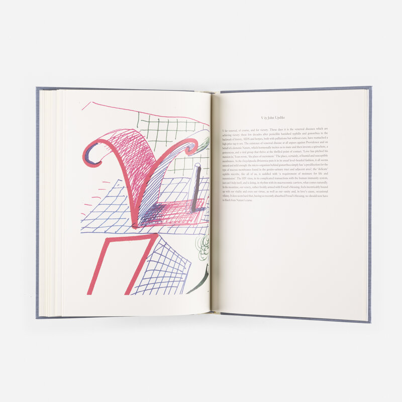 David Hockney, ‘Hockney's Alphabet’, 1991, Books and Portfolios, Twenty-six lithograph and aquatints in colors, Rago/Wright/LAMA/Toomey & Co.
