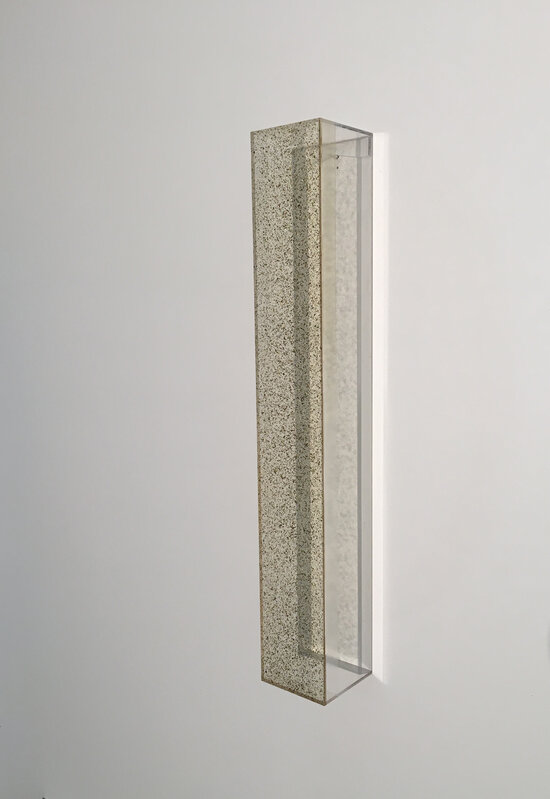 Ron Cooper (b.1943), ‘Vertical Bar (Gold to Green) ’, 2020, Sculpture, Lacquer, nacreous pigment, plexiglass, 203 Fine Art