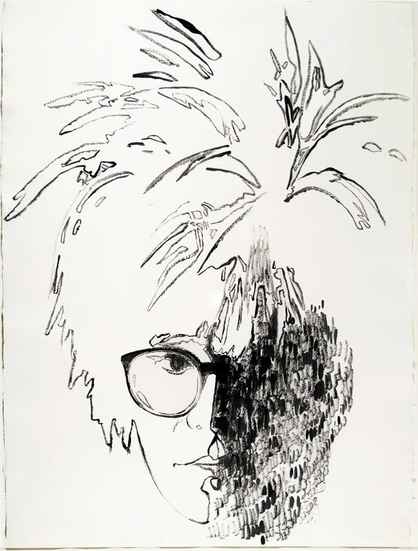 Andy Warhol, ‘Self Portrait’, 1986, Drawing, Collage or other Work on Paper, Synthetic polymer paint on paper, New York Academy of Art