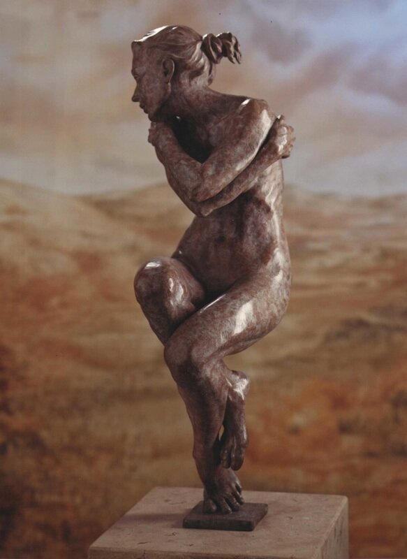 Guillermo Gomez Macias, ‘Soledad’, Sculpture, Bronze, Galleria Dante