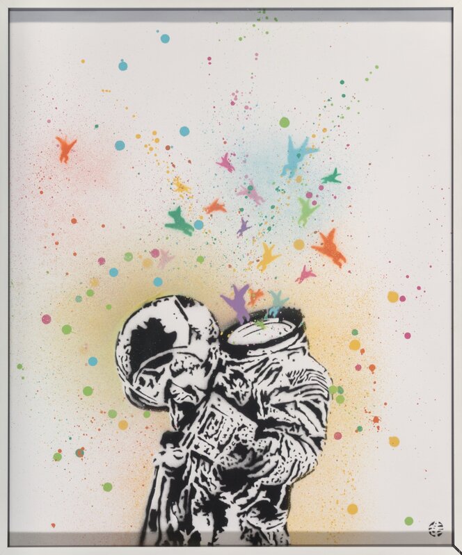 Nick Walker, ‘Headless Astronaut’, 2006, Painting, Spray paint on wove paper, Heritage Auctions
