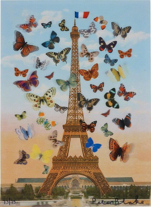 Peter Blake, ‘Eiffel Tower’, 2013, Mixed Media, Lenticular acrylic panel, comprised of an inkjet print in colours, on photo paper, mounted to 3D lenses, Phillips