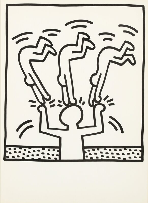 Keith Haring, ‘untitled’, 1983, Print, Lithograph on paper, Chiswick Auctions