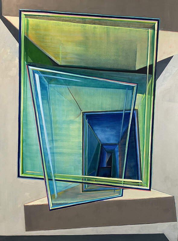 Linda Streicher, ‘Through the Looking Glass’, 2021, Painting, Oil on canvas, SHIM Art Network