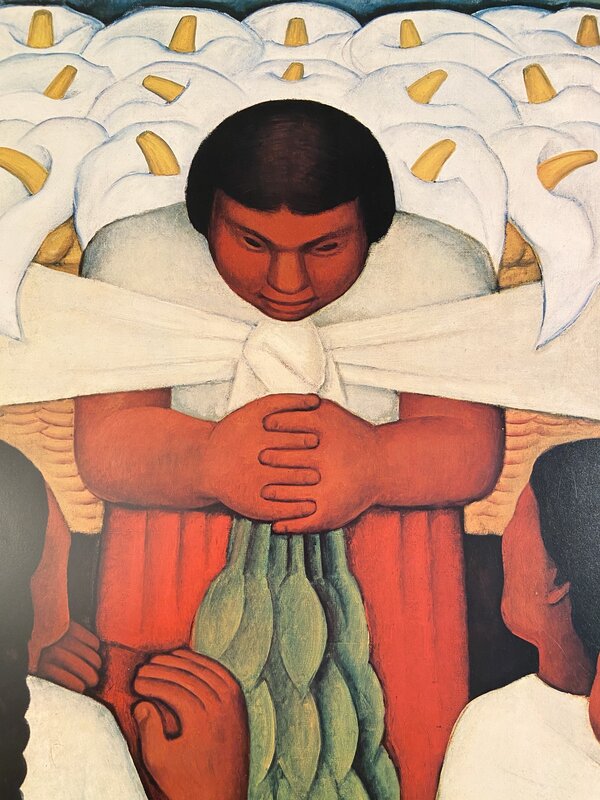 Diego Rivera, ‘Diego Rivera, Los Angeles Musuem of Art, "Flower Day, 1925" Lithographic Poster’, 1986, Posters, Original Vintage Musuem Exhibition Lithographic Poster, David Lawrence Gallery