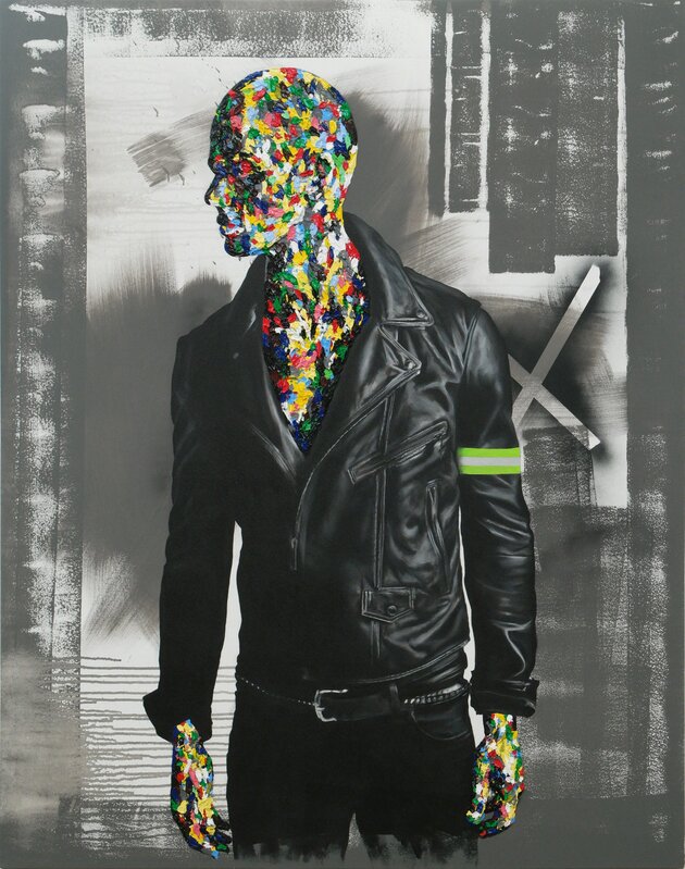 Rory Emmett, ‘Hi-viz Figure I’, 2019, Painting, Oil and acrylic on canvas, 99 Loop Gallery