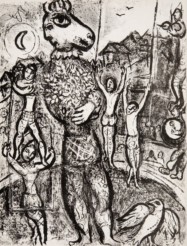 Marc Chagall, ‘Untitled, from Cirque’, 1967, Print, Lithograph on Arches paper, Heritage Auctions