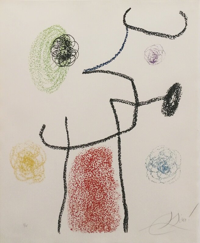 Joan Miró, ‘ALBUM 21: ONE PLATE’, 1978, Print, LITHOGRAPH, Gallery Art