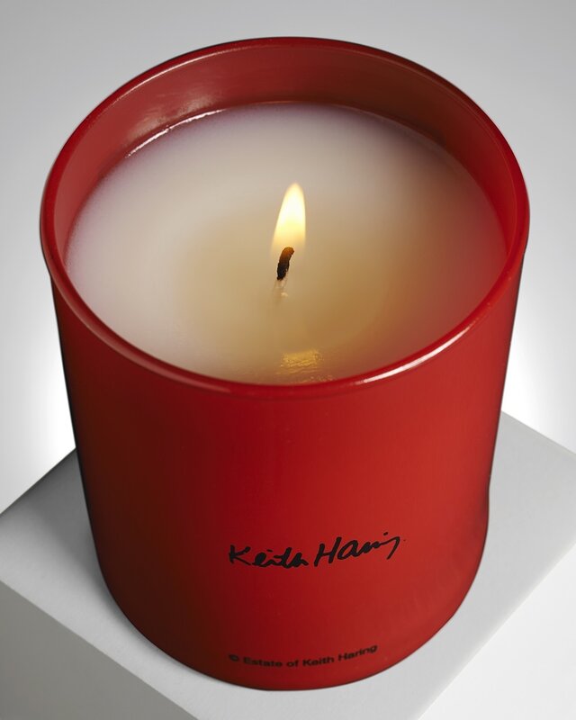 Keith Haring, ‘Red Running Heart’, ca. 2015, Design/Decorative Art, Perfumed candle, Samhart Gallery