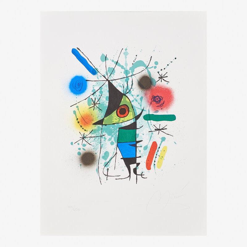 Joan Miró, ‘Plate from Lithographs I’, 1972, Print, Lithograph in colors, Rago/Wright/LAMA/Toomey & Co.