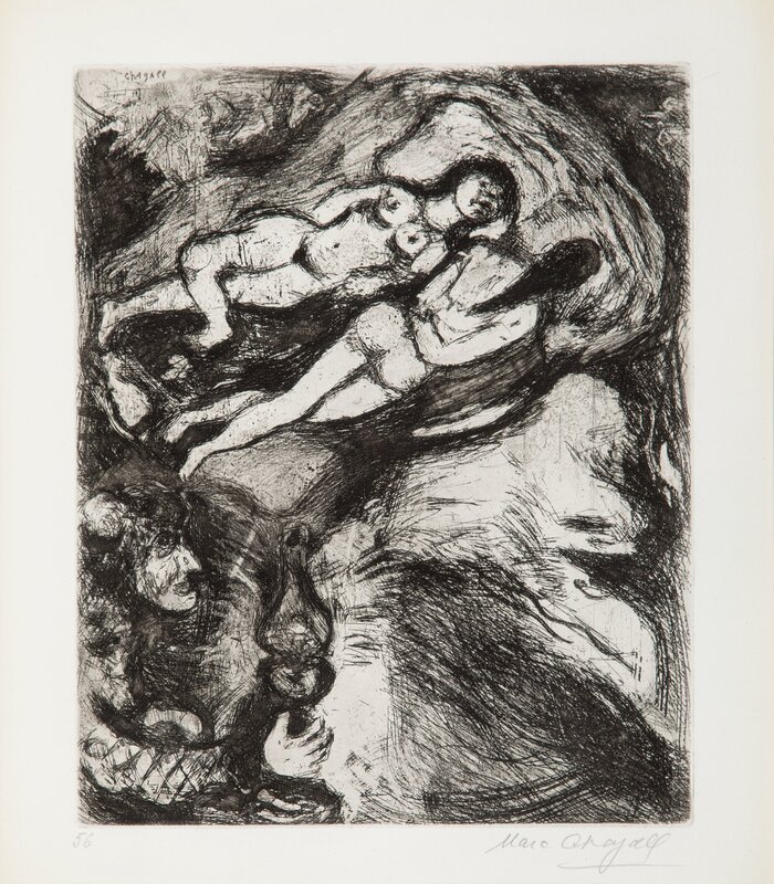 Marc Chagall, ‘Untitled, from Fables’, 1952, Print, Etching on wove paper, Heritage Auctions