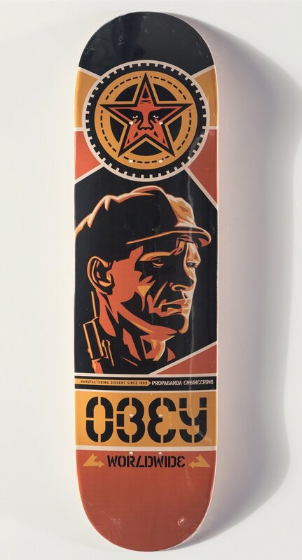 Shepard Fairey, ‘Untitled’, Print, Offset lithograph in color on skate deck, Heritage Auctions