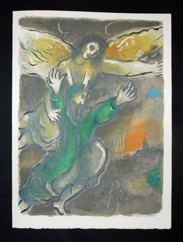 Marc Chagall, ‘Garments of Ministration’, 1966, Print, Lithograph on Arches wove paper, Georgetown Frame Shoppe