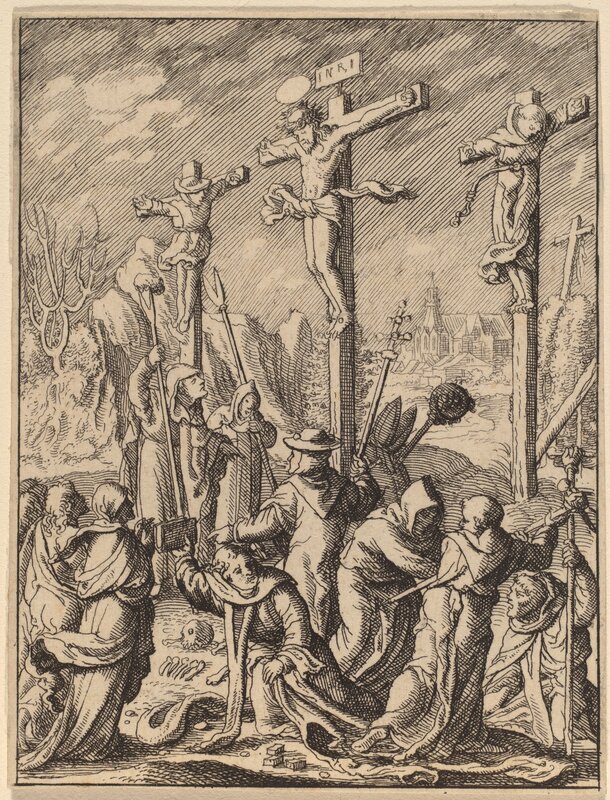 Wenceslaus Hollar, ‘The Crucifixion’, Print, Etching, National Gallery of Art, Washington, D.C.