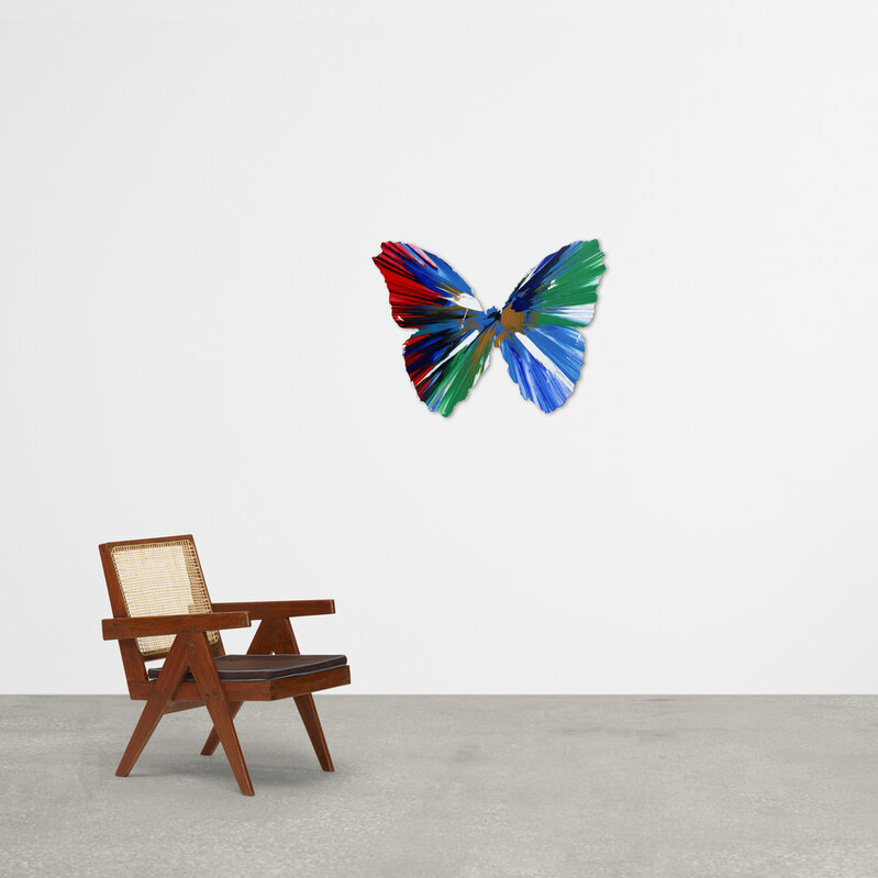 Damien Hirst, ‘Butterfly Spin Painting’, 2009, Painting, Acrylic on paper, Rago/Wright/LAMA/Toomey & Co.
