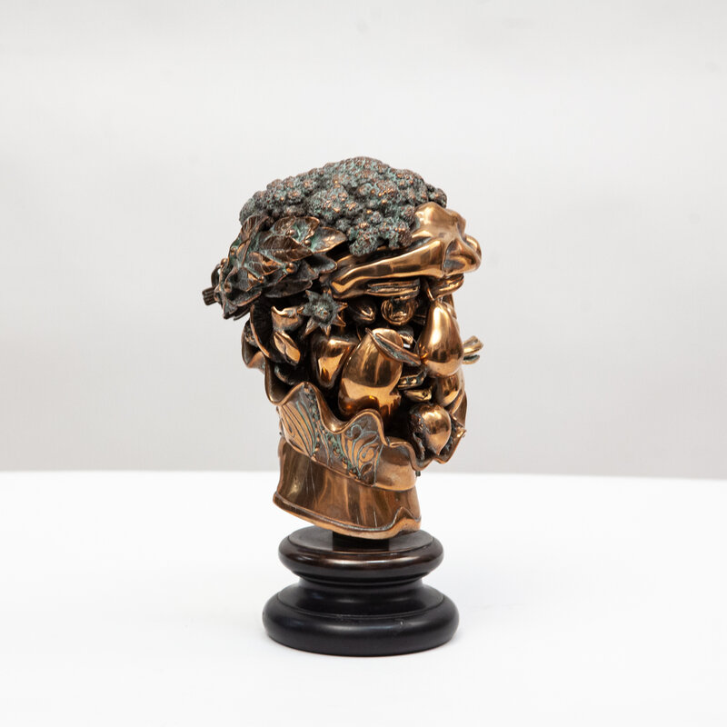 Miguel Berrocal, ‘Tribute to Arcimboldo’, 1976/1979, Sculpture, Bronze, Artrust