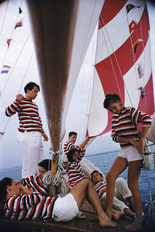 Slim Aarons, ‘Adriatic Sailors’, 1956, Photography, C-print, IFAC Arts
