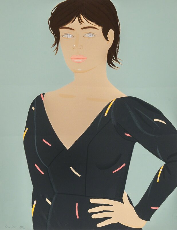 Alex Katz, ‘Gray Dress (Laura)’, 1992, Print, Color screenprint on wove paper, Skinner
