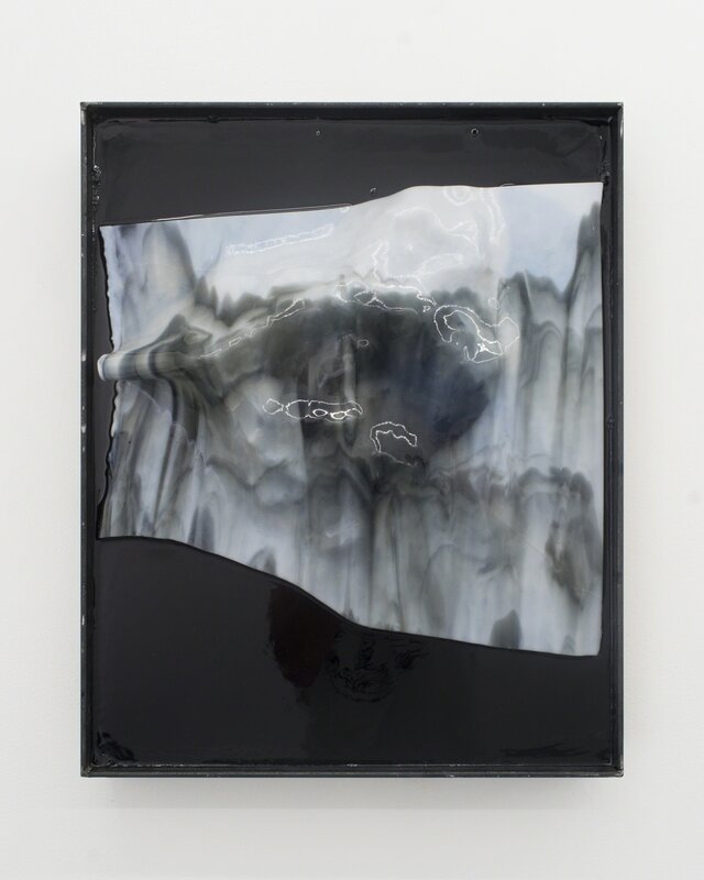 Antonia Kuo, ‘Untitled’, 2018, Mixed Media, Slumped glass, urethane resin, steel, island
