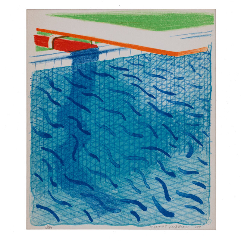 David Hockney, ‘Paper Pools’, 1980, Print, Lithograph on paper, Bernard Jacobson Gallery
