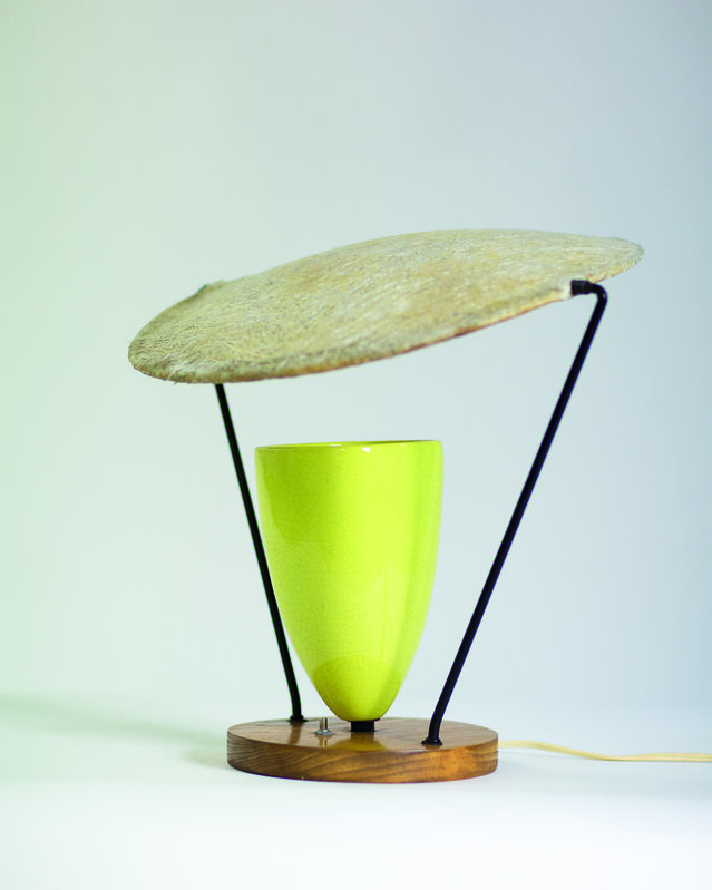 Mitchell Bobrick, ‘Ceramic table lamp with epoxy shade’, vers 1950, Design/Decorative Art, Leclere 