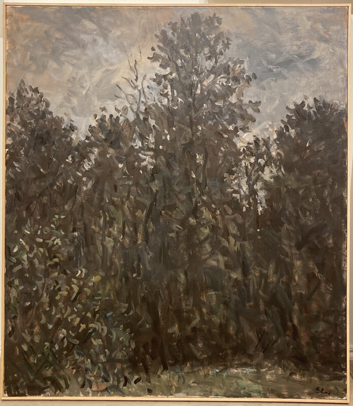 Eugene Leake, ‘Late August Trees’, 1996, Painting, Oil on canvas, C. Grimaldis Gallery