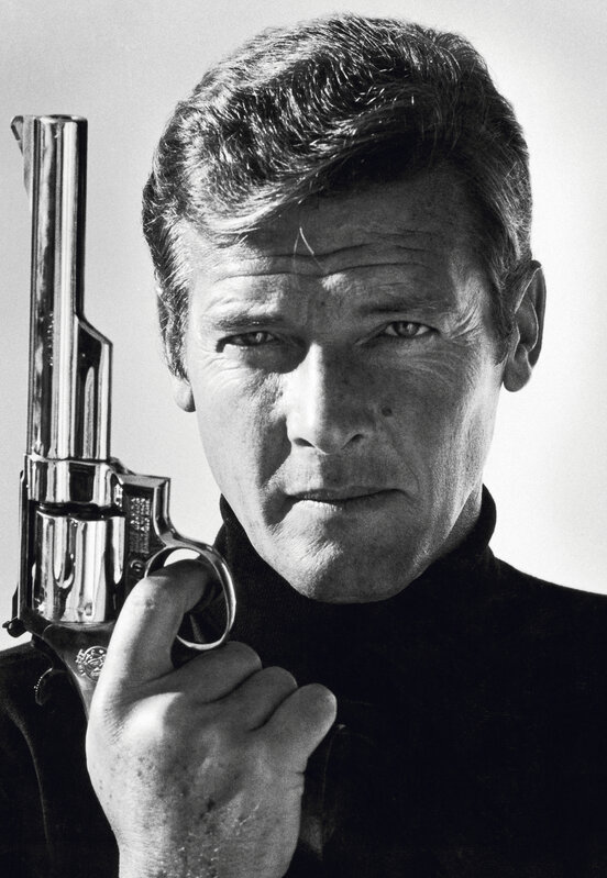 Terry O'Neill, ‘Roger Moore as James Bond’, 1970, Photography, Lifetime Gelatin Silver Print, Maddox Gallery