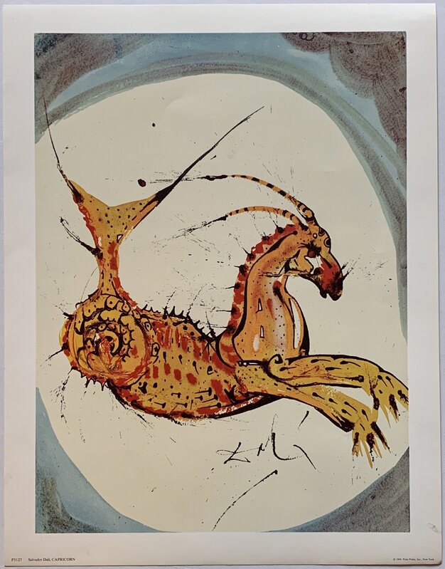 Salvador Dalí, ‘Capricorn’, 1969, Print, Offset lithograph and halftone, Puccio Fine Art