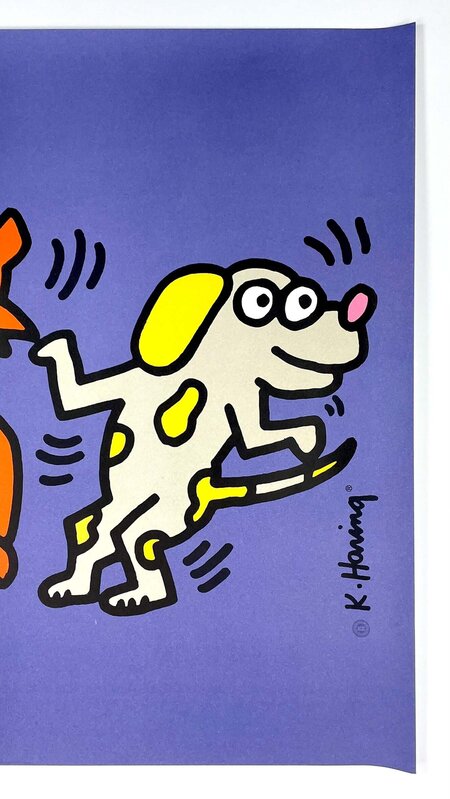 Keith Haring, ‘Dancing Cats and Dogs’, 1987, Print, Offset Lithograph on heavy matte fine art paper., Post Modern Vandal