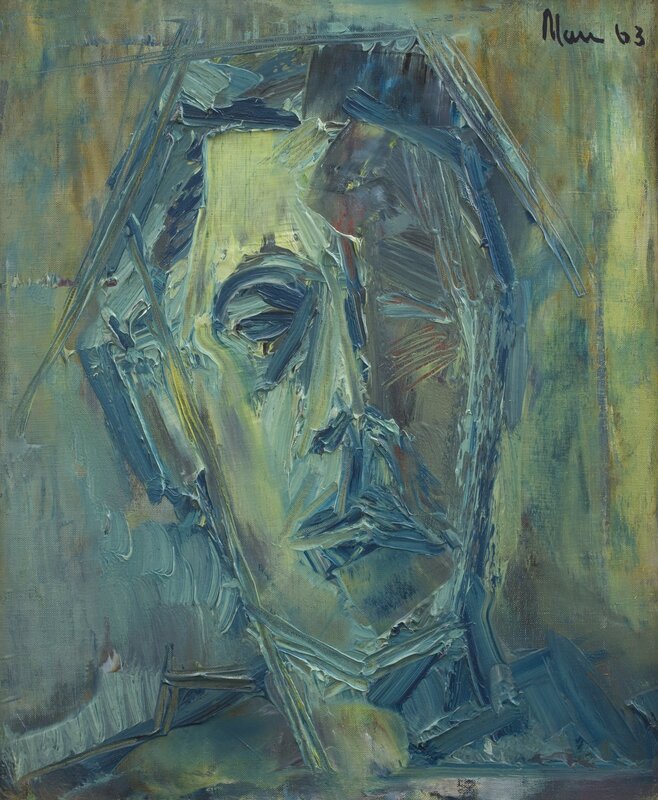 Leslie Marr, ‘Self-Portrait’, 1963, Painting, Oil on canvas, Piano Nobile
