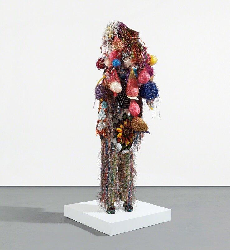 Nick Cave, ‘Soundsuit’, Sculpture, Easter grass, mirror, cotton and paint appliqué, Phillips