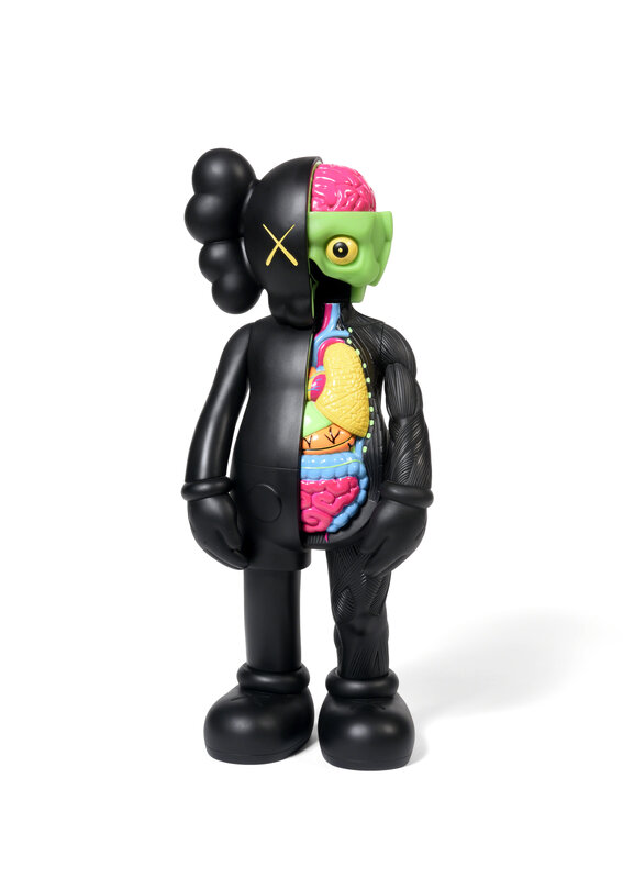 KAWS, ‘ORIGINALFAKE COMPANION (Black)’, 2006, Sculpture, Painted cast vinyl, DIGARD AUCTION