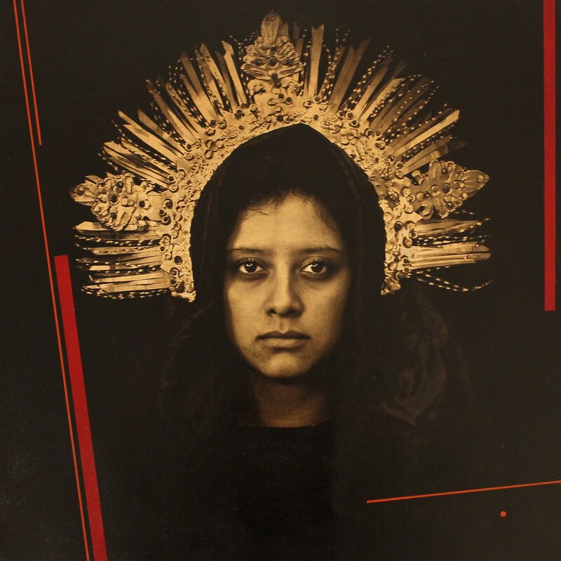 Luis González Palma, ‘Mobius - Virginal’, 2018, Photography, Photograph on canvas, acrylic paint, Lisa Sette Gallery