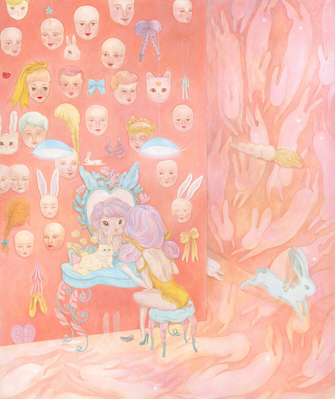 Selena Wong, ‘An Unfamiliar Face’, 2015, Painting, Gouache on Archival Paper, Gallery House
