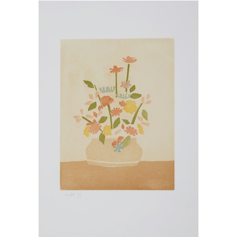 Alex Katz, ‘Wildflowers in a Vase (Small Cuts)’, 2008, Print, Aquatint, Weng Contemporary