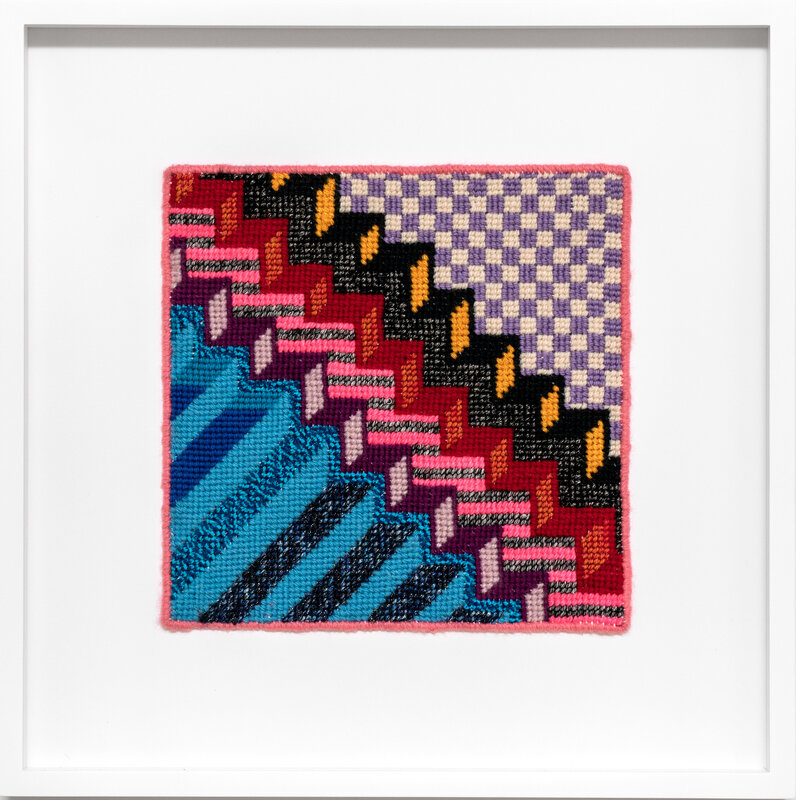 Liz Collins (American), ‘Stairmaster I’, 2021, Textile Arts, Cashmere, lurex, mohair, silk and wool, Luis De Jesus Los Angeles