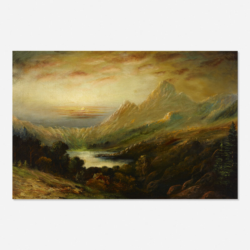 James Hamilton, ‘Untitled (mountain landscape)’, Painting, Oil on canvas, Rago/Wright/LAMA/Toomey & Co.