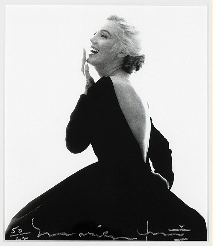 Bert Stern, ‘Marilyn Monroe in black dress from the Last Sitting’, 1962, Photography, Digital pigments print, printed 2008., Il Ponte