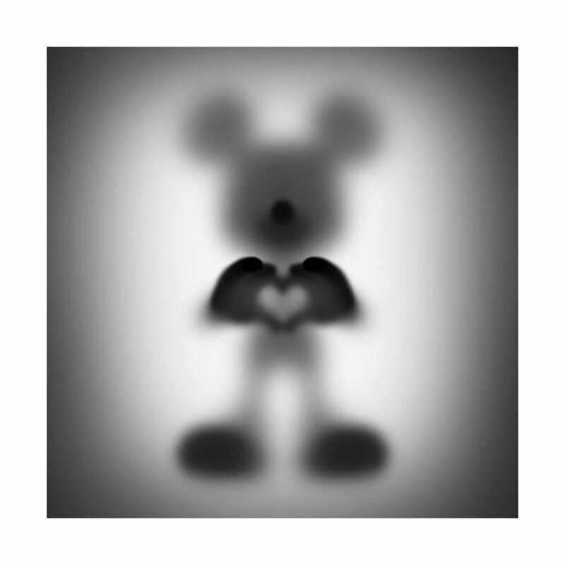whatshisname, ‘SHARE THE LOVE MICKEY’, 2020, Print, Giclée Print (torn edges, without embellishment), Dope! Gallery