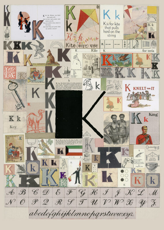 Peter Blake, ‘The Letter K’, 2007, Print, Silkscreen, embossing and glaze on Somerset satin 300gsm, Paul Stolper Gallery