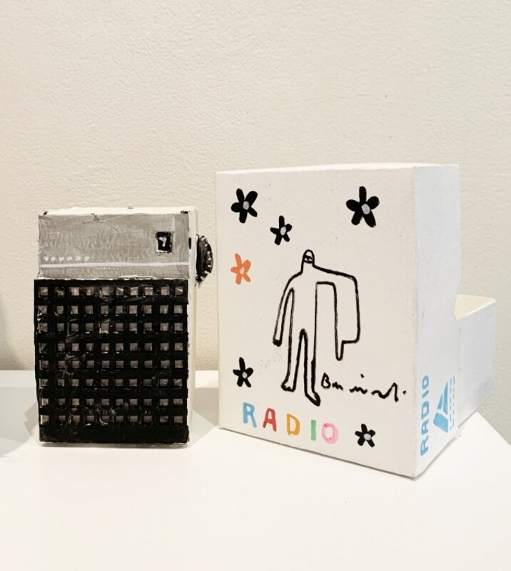Bill Barminski, ‘ "Radio"’, 2019, Sculpture, Mixed media on cardboard (plays music), Parlor Gallery