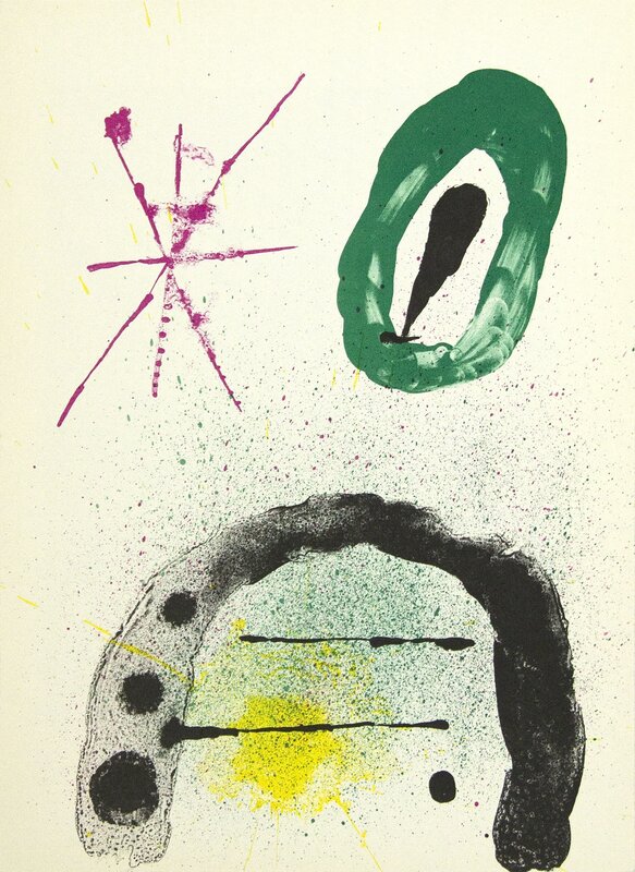 Joan Miró, ‘The Gardener's Daughter’, 1963, Print, Original lithograph in colors, Heather James Fine Art Gallery Auction