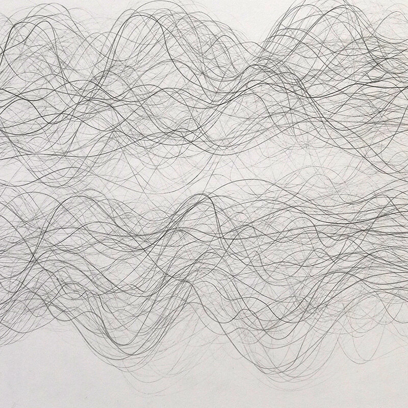 Margaret Neill, ‘Tempo 1 (Abstract Drawing)’, 2015, Drawing, Collage or other Work on Paper, Graphite on paper, IdeelArt
