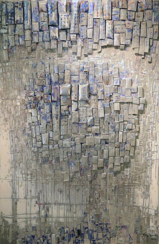 Kyung Youl Yoon, ‘Cubic Inception’, 2016, Mixed Media, Mixed media on canvas, Donghwa Ode Gallery